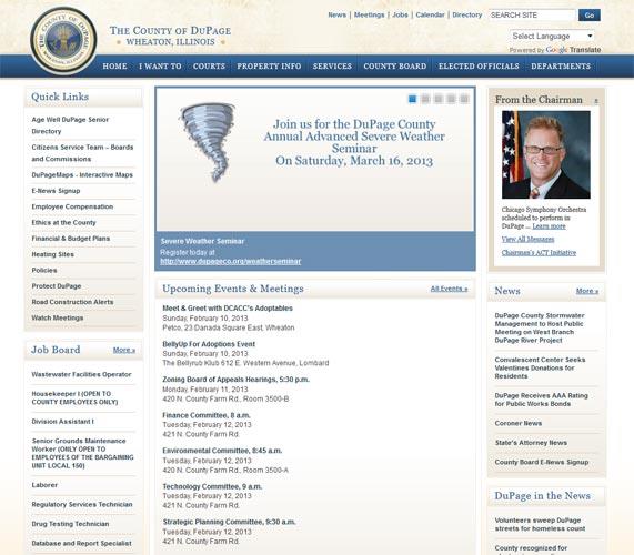 Dupage County Website