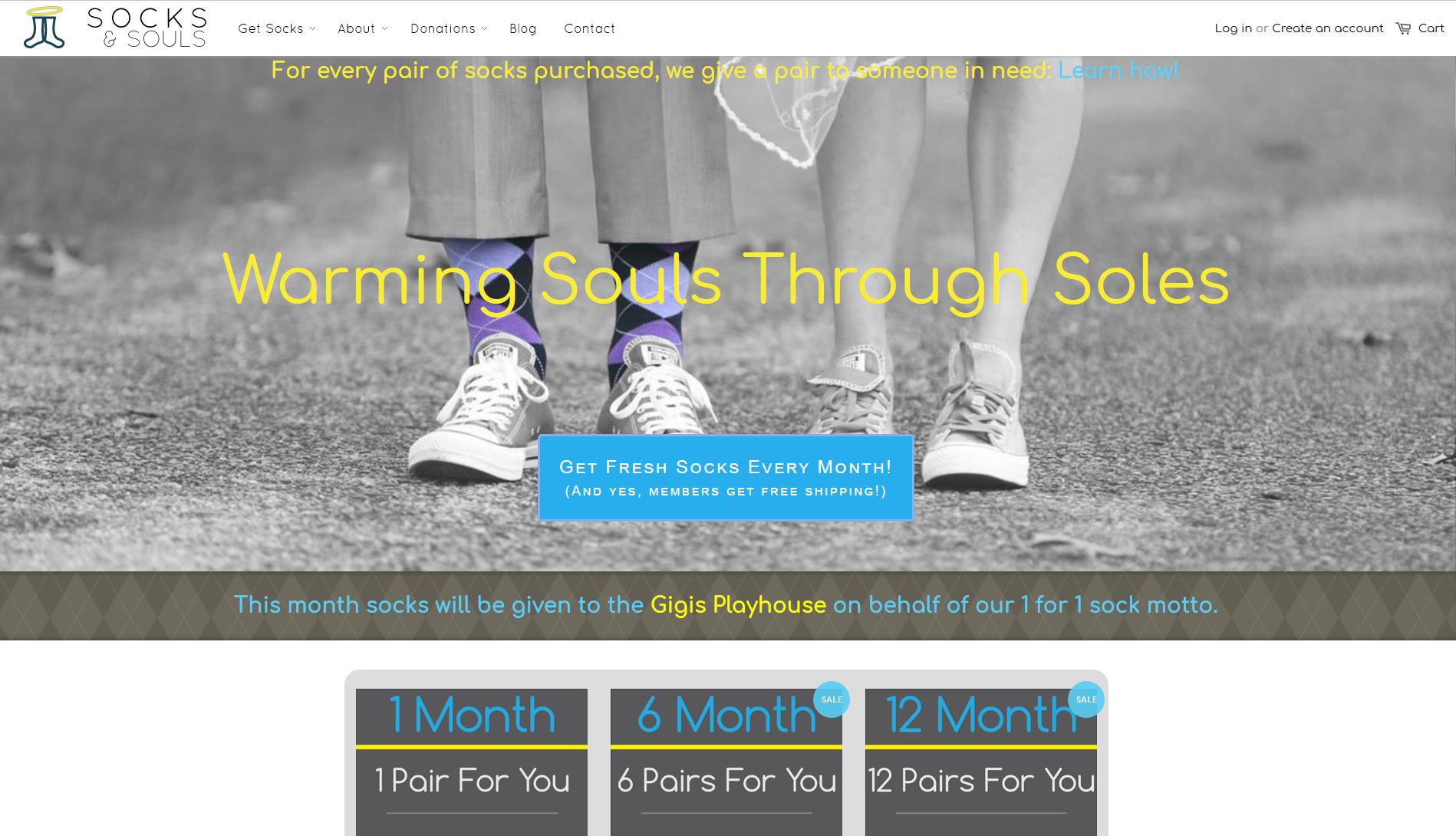 Socks & Souls Website